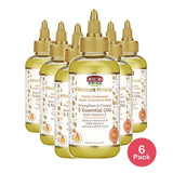 African Pride Moisture Miracle Strengthen & Protect Oil 4 Fl Oz (Pack of 6)
