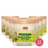 African Pride Olive Miracle Anti-Breakage Creme 6 Oz (Pack of 12)