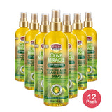 African Pride Olive Miracle Braid Sheen Spray 12 Oz (Pack of 12)