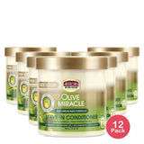 African Pride Olive Miracle Leave-In Conditioner 15 Oz (Pack of 12)