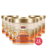 African Pride Shea Butter Miracle Leave-In Conditioner 15 Oz (Pack of 12)