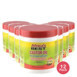 Africa's Best Castor Oil Hair & Scalp Conditioner 5.25 Oz (Pack of 12)