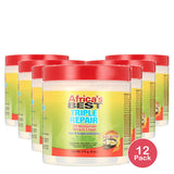Africa's Best Triple Repair Oil Moisturizer 6 Oz (Pack of 12)