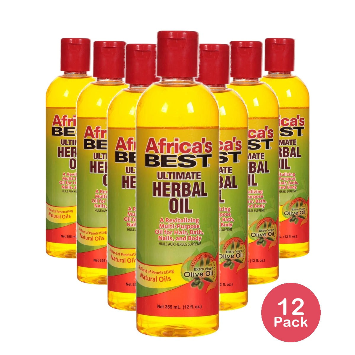 Africa's Best Ultimate Herbal Oil 12 Oz (Pack of 12)
