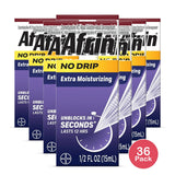 Afrin Nasal Spray No Drip Extra Moisturizing Nasal Congestion Relief Pump Mist - 0.5 fl Oz (Pack of 36)