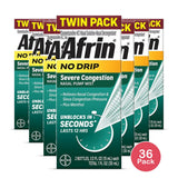 Afrin No-Drip Severe Congestion Twin Pack 1Oz (Pack of 36)