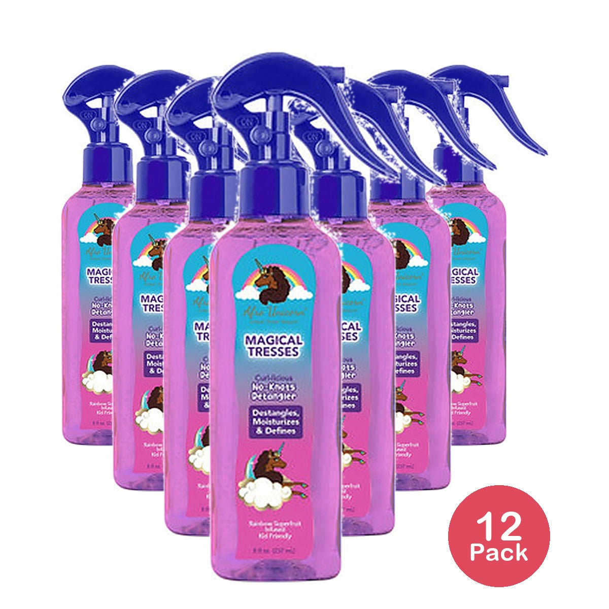 Afro Unicorn No Knot Detangler 8 Oz (Pack of 12)