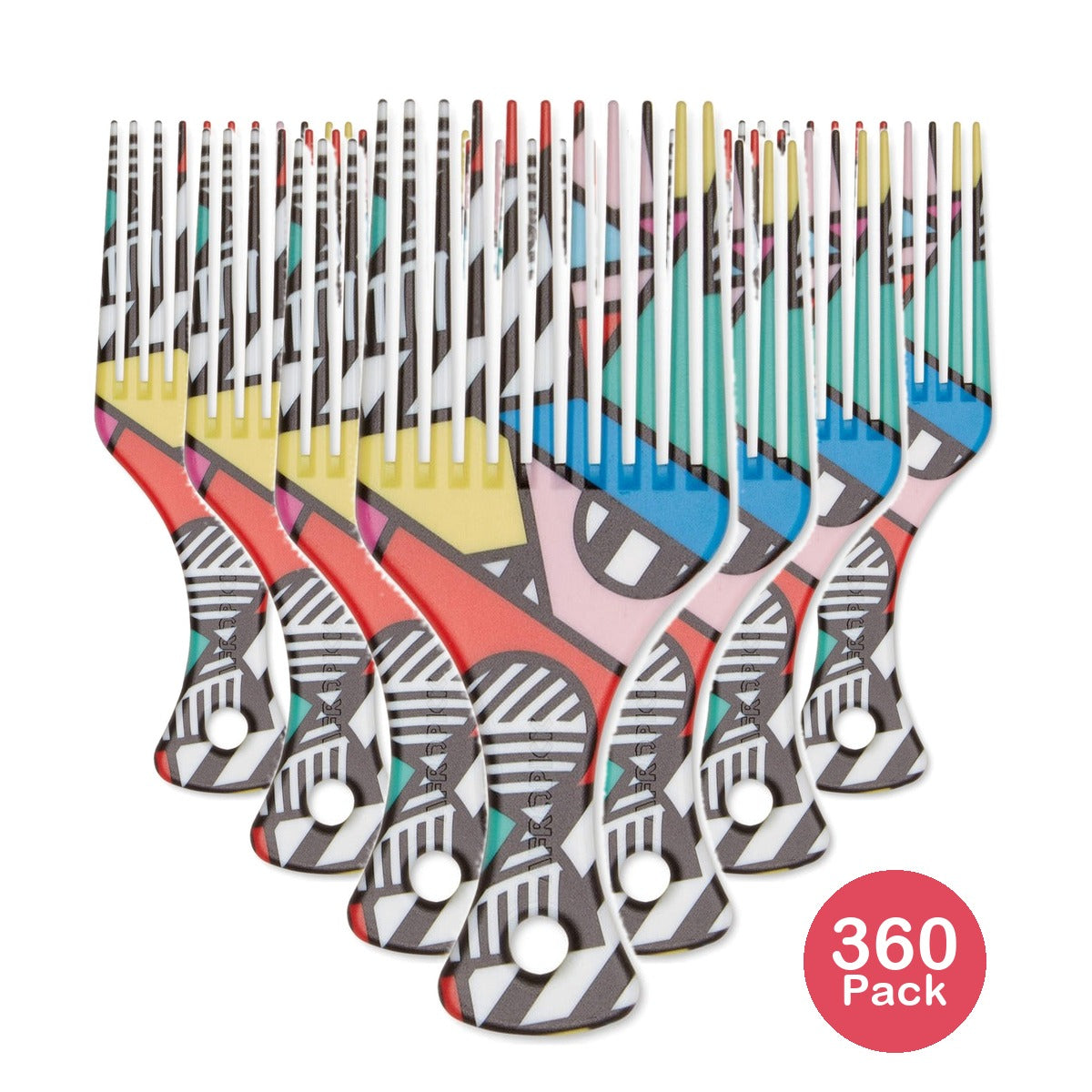 Afropick Hair Comb Fresher Prince (Pack of 360)