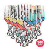 Afropick Hair Comb Fresher Prince (Pack of 360)
