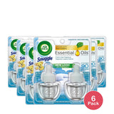 Air Wick Infused With Natural Essential Oil Refills Multipack 1.34Oz (Pack Of 6)