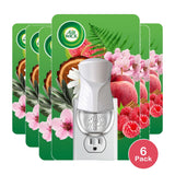 Air Wick Plug-In Air Freshener Scented Oil Warmer Device White (Pack of 6)