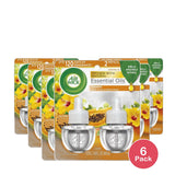 Air Wick Plug In Scented Oil Starter Kit Hawaii Air Freshener Essential Oils 1.34Oz (Pack Of 6)