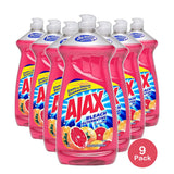 Ajax Bleach Alternative Dish Liquid Grapefruit 28Oz (Pack of 9)