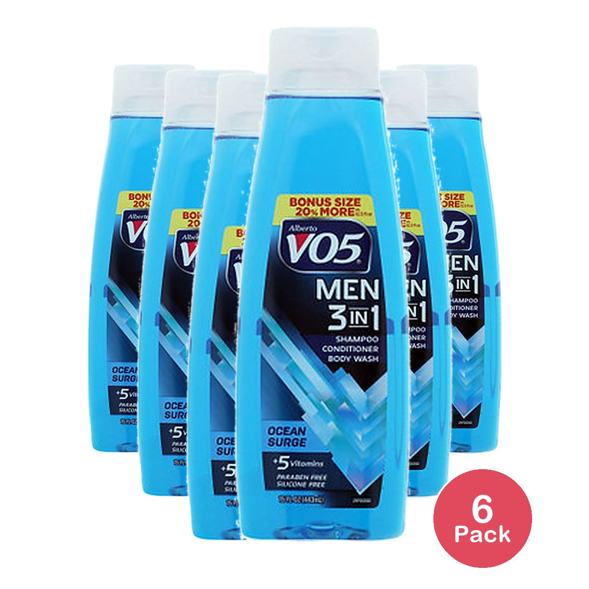 Alberto VO5 3-in-1 Ocean Surge 15 Oz (Pack of 6)