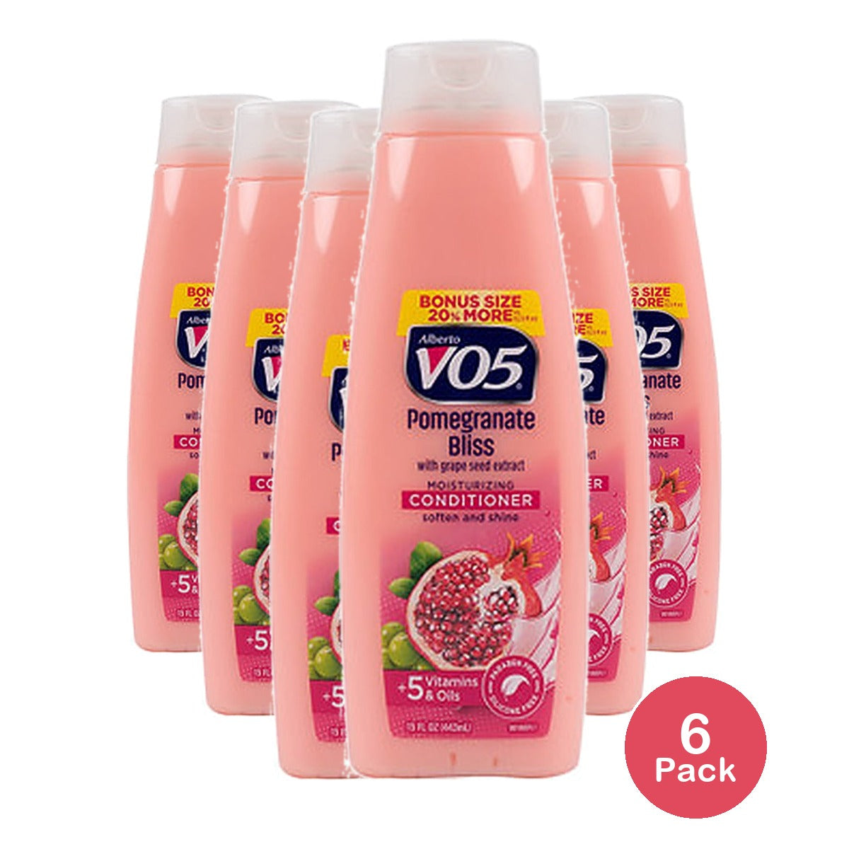 Alberto VO5 Pomegranate Bliss Conditioner 15 Oz (Pack of 6)