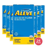 Aleve Arthritis 200 Count Capsules - New 3.46oz (Pack of 24)