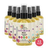 Alikay Naturals Glazed Argan Oil Silkener Natural Argan Oil Sweet Almond Oil 4 4 Fl. Oz (Pack of 12)