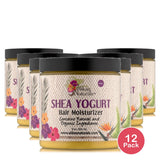 Alikay Naturals Shea Yogurt Moisturizing Hair Styling Cream with Coconut & Argan 8 Oz (Pack of 12)