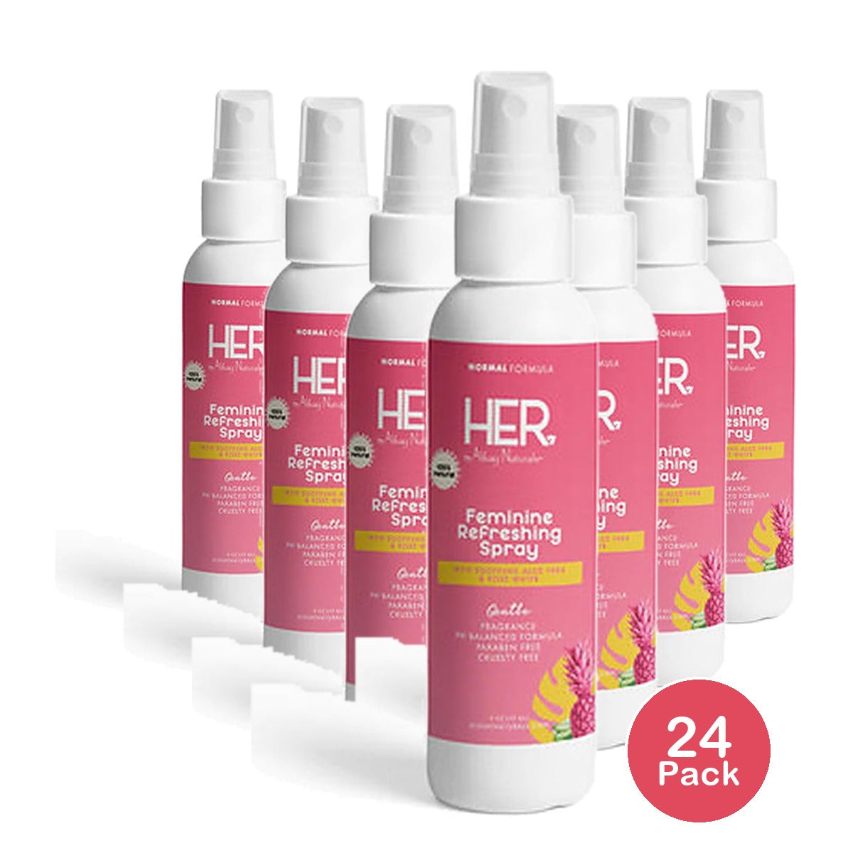 Alikay Organicals Her Feminine Refresher Spray Normal 2 Oz (Pack of 24)