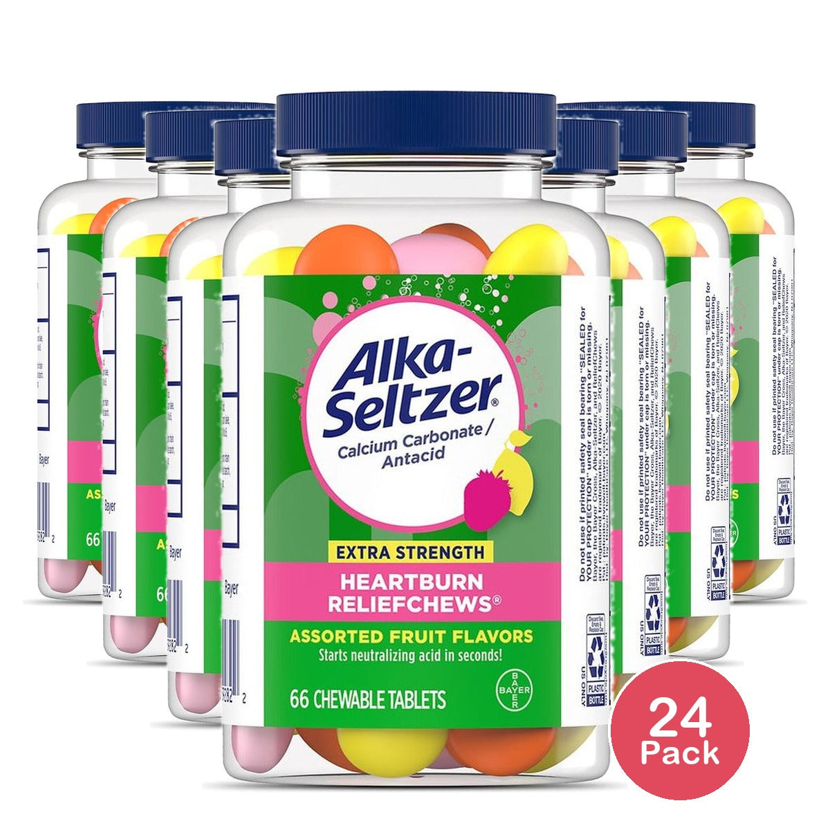 Alka-Seltzer Extra Strength Chews 66ct (Pack of 24)
