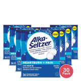 Alka-Seltzer Heartburn + Pain Relief 36 Count (Pack of 30)