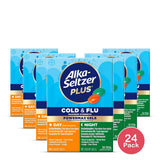 Alka-seltzer Plus Cold & Flu, Power Max Cold and Flu Medicine, Night, For Adults (Pack of 24)