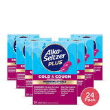 Alka-Seltzer Plus Maximum Strength Powermax Cold & Cough Liquid Gels 24 Ct (Pack of 24)