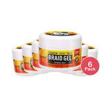 All Day Locks Braid Gel Extreme Hold 15 Oz (Pack of 6)