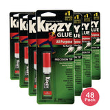 All Purpose Instant Krazy Glue Gel1 Ea 0.07Oz (Pack Of 48)
