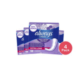 Always Anti-Bunch Xtra Protection Liners Extra Long 68ct (Pack of 4)