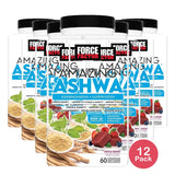 Amazing Ashwa Chews Supports Stress & Anxiety Triple Berry (60 Soft Chews) 15Oz (Pack of 12)