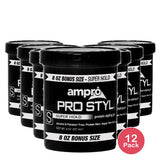 Ampro Protein Styling Gel Super 8 Oz (Pack of 12)