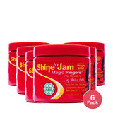 Ampro Shine N Jam® Magic Fingers® Unisex Gel for Braiders 16 oz Gel Frizz Cont 16oz (Pack of 6)