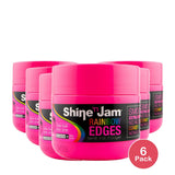 Ampro Shine N Jam Rainbow Edges - Strawberry - 4 oz 4oz (Pack of 6)