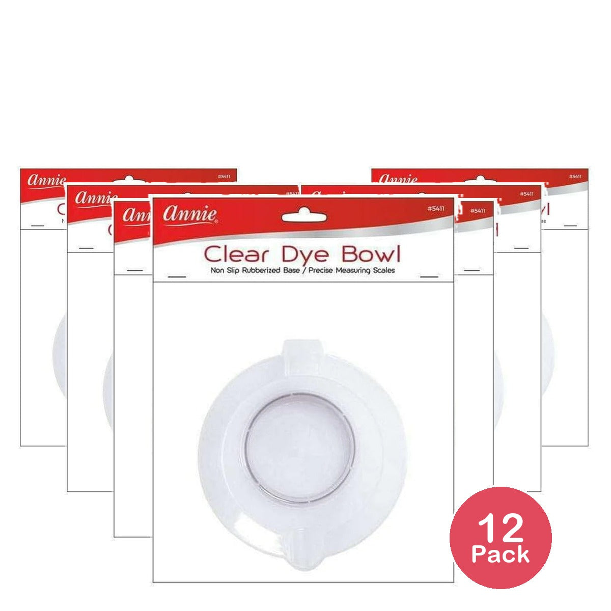 Annie Dye and Tinting Bowl Clear 5411 (Pack of 12)