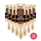 Annie Hard Bristle Wave Brush - Natural Boar Bristle (2060) (Pack of 12)