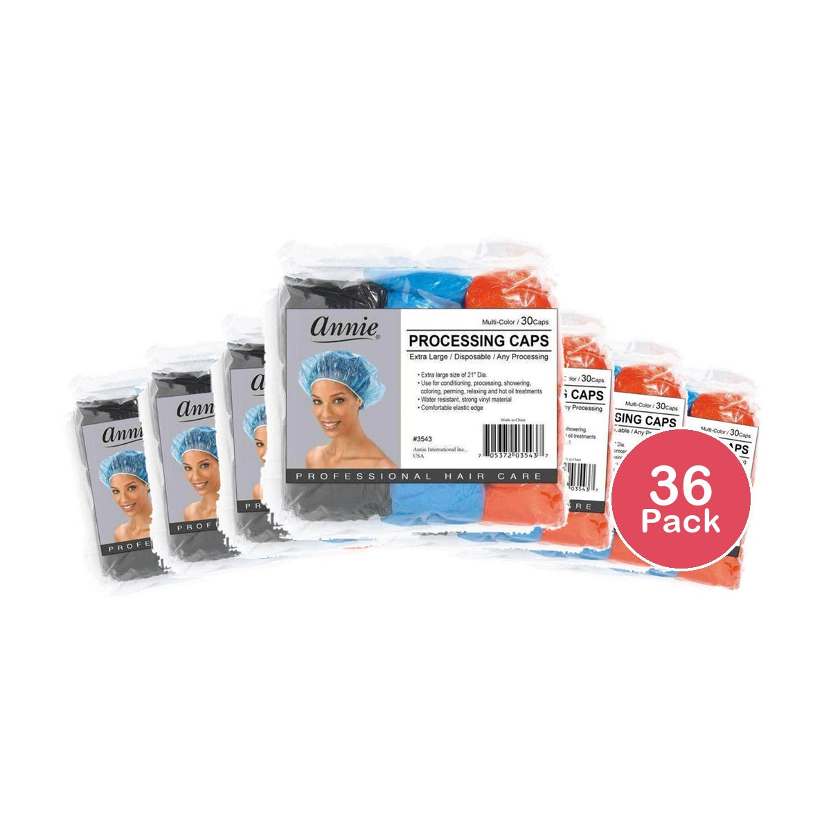 Annie Processing Caps (30 Count) (Pack of 36)