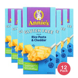 Annie`s Gluten-Free Rice Pasta &amp; Cheddar 6 oz (Pack of 12)
