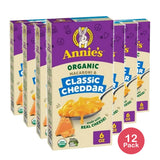 Annie's Organic Classic Cheddar Mac & Cheese 6 Oz (Pack of 12)