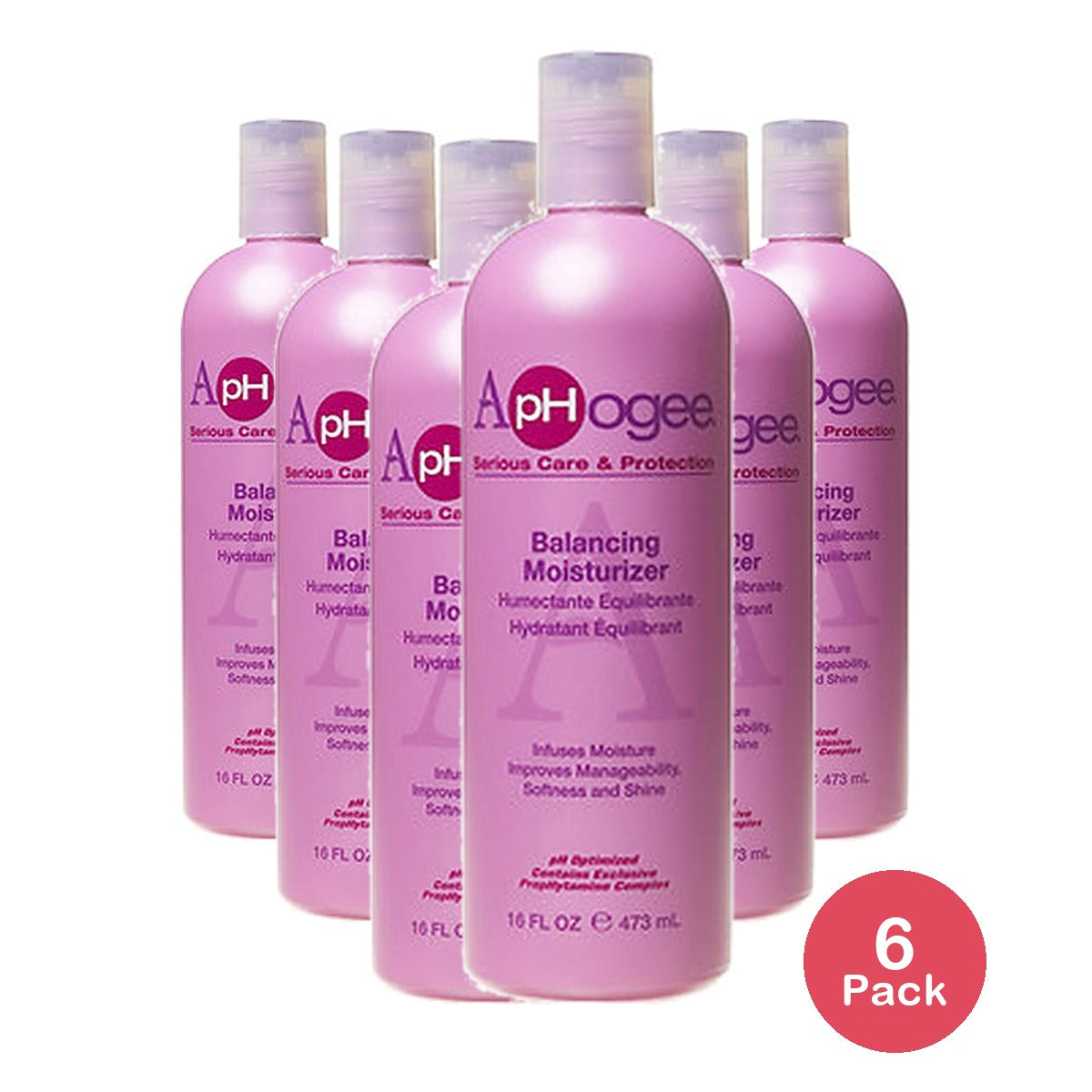 ApHogee Balancing Moisturizer 16 Oz (Pack of 6)