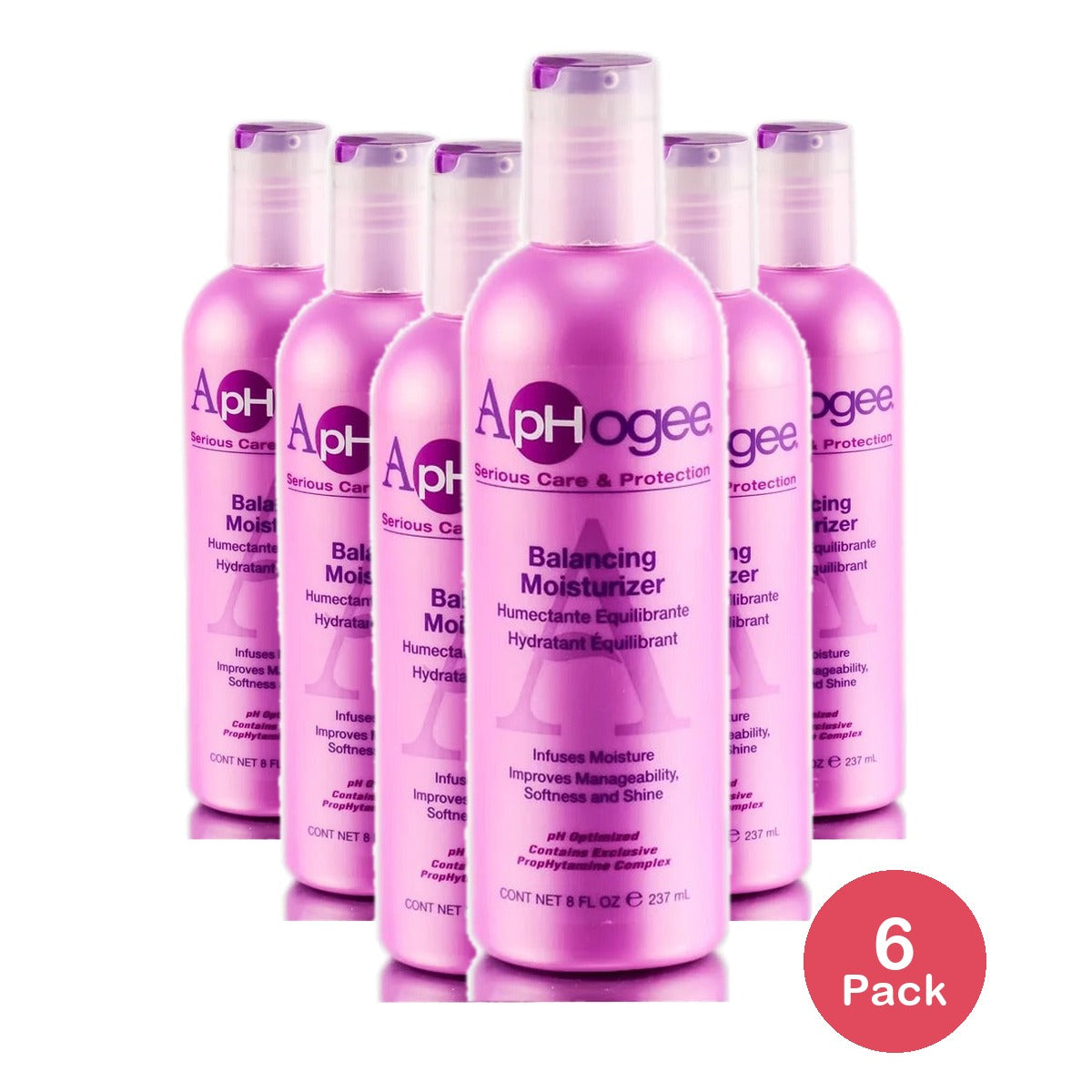 ApHogee Balancing Moisturizer 8 Oz (Pack of 6)