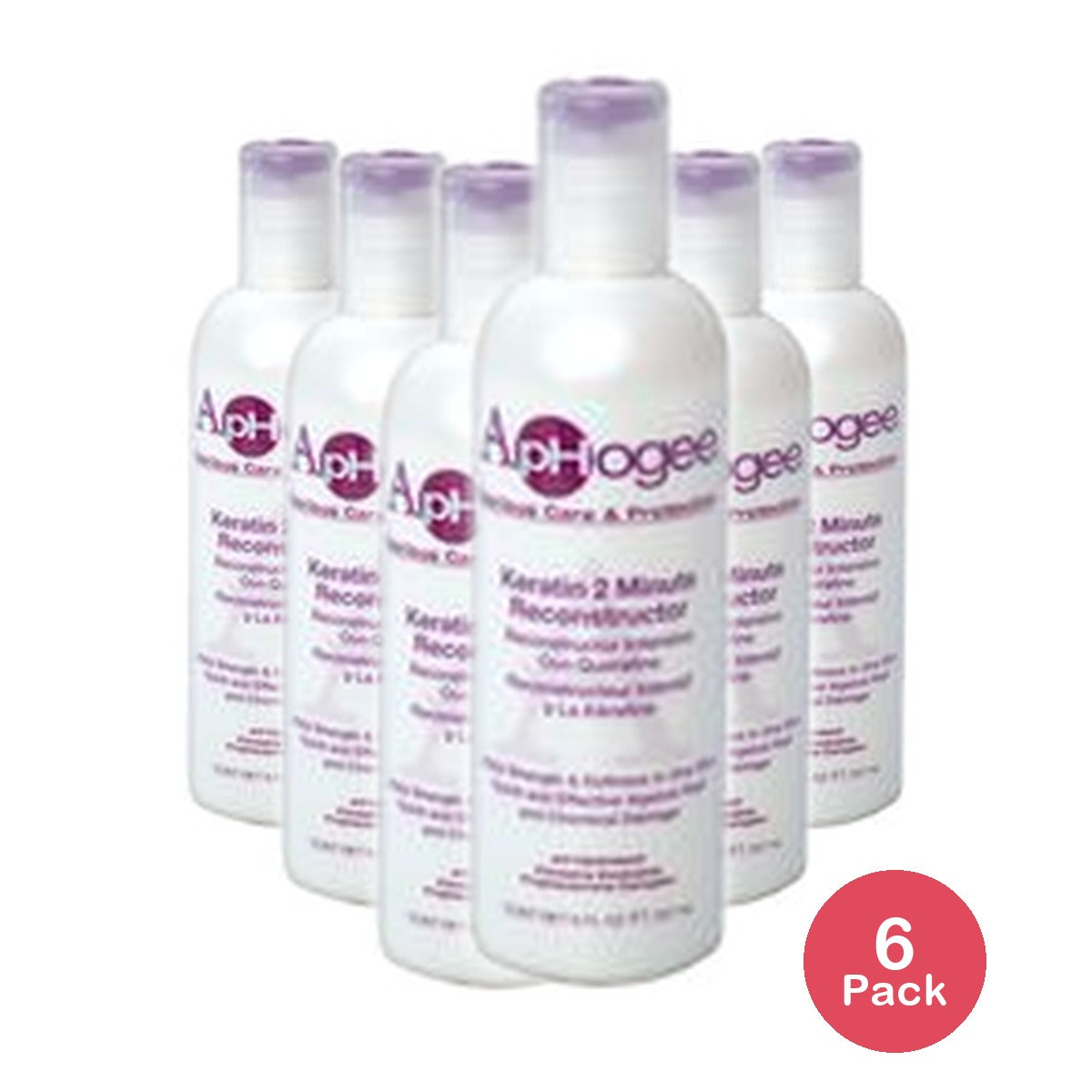 ApHogee Keratin 2 Minute Reconstructor 8 Oz (Pack of 6)