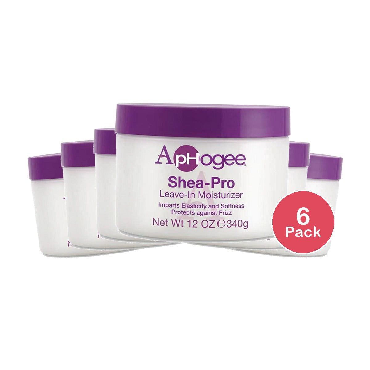 ApHogee Shea-Pro Leave-In Moisturizer 12 Oz (Pack of 6)