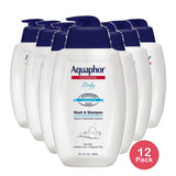 Aquaphor Baby Wash and Shampoo 25.4 Fl Oz (Pack of 12)