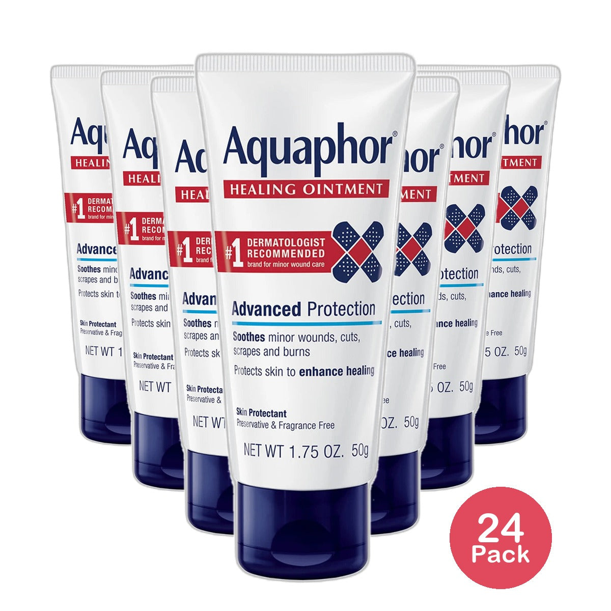 Aquaphor Healing Ointment Advanced Skin Protectant Therapy 1.75Oz (Pack of 24)