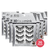 Ardell 3d False Eyelashes - 863 Faux Mink - 4ct nan (Pack of 36)