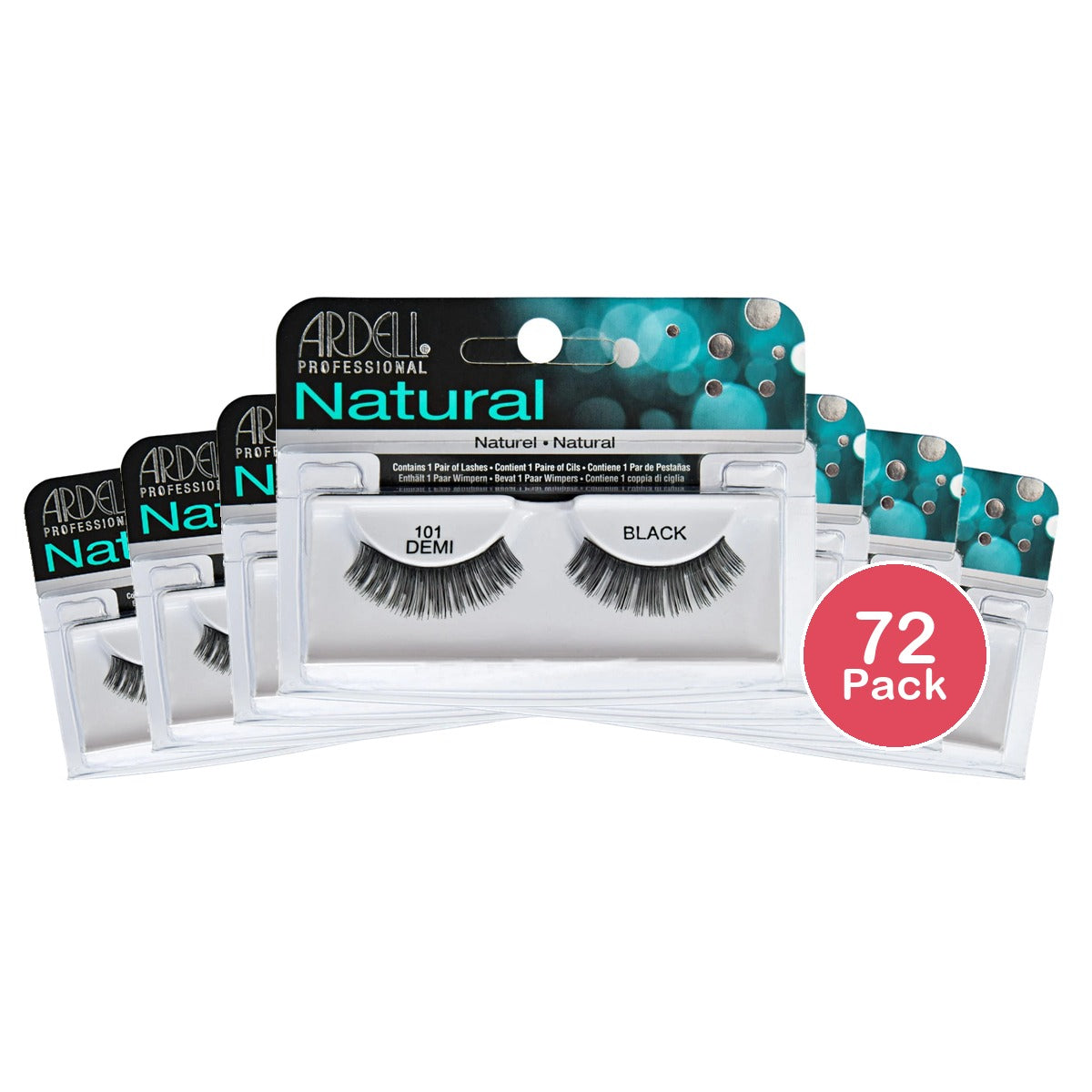 Ardell Fashion Lashes [101] Demi Black 1 pair (Pack of 72)