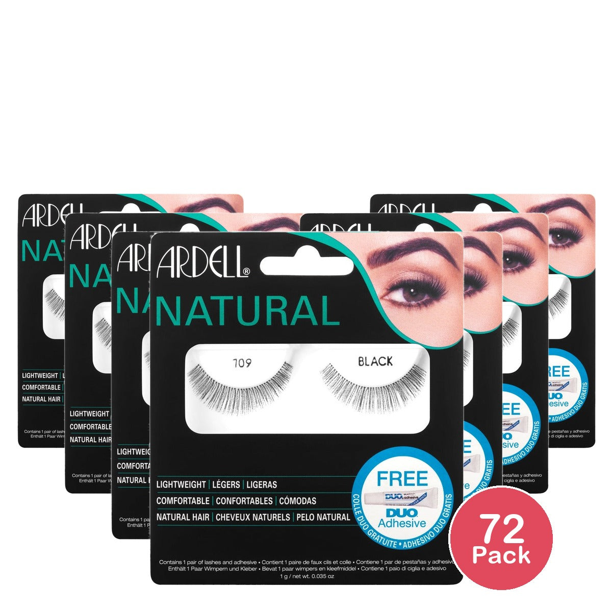 Ardell Fashion Lashes 109 Black (Pack of 72)
