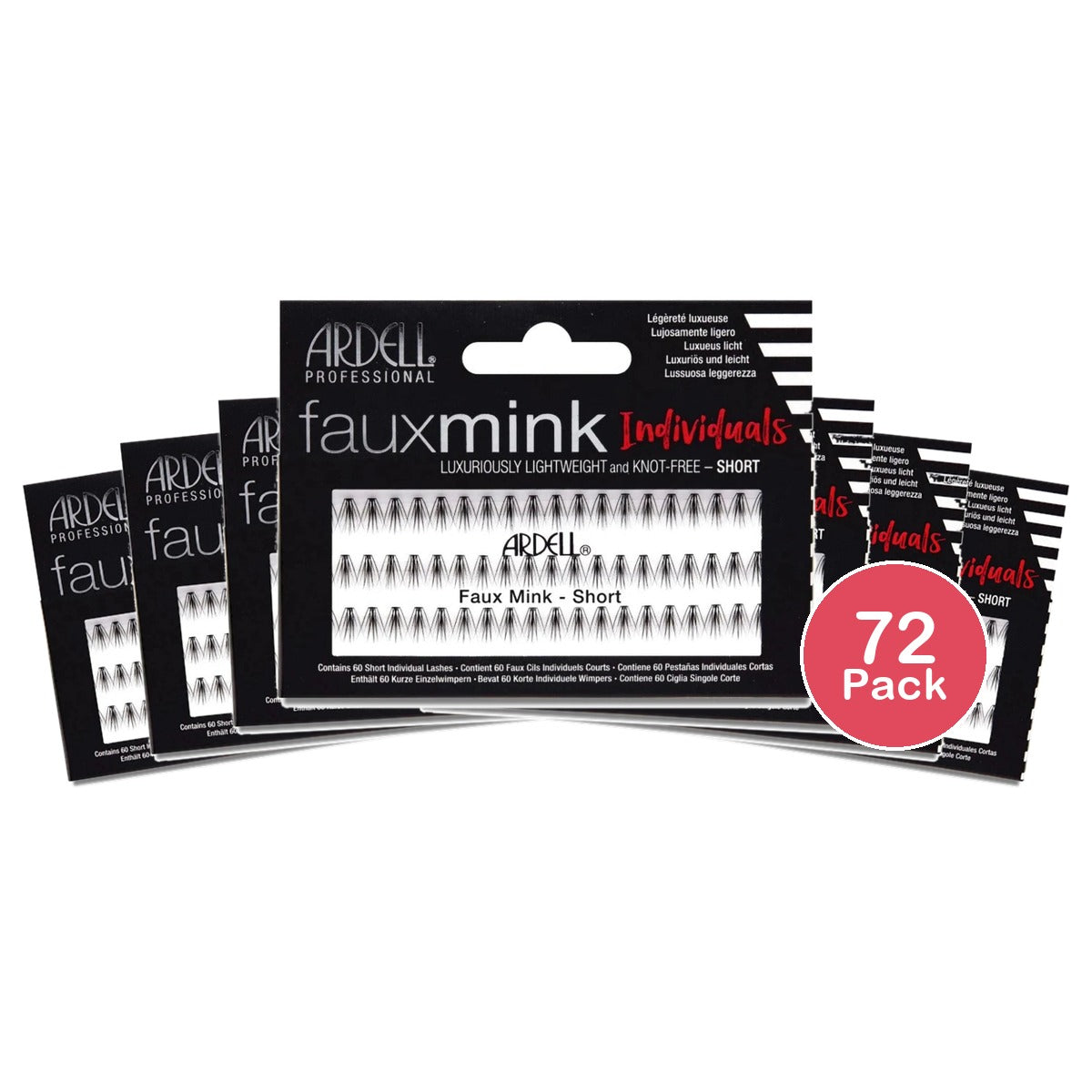 ARDELL Faux Mink Individuals - Short Black nan (Pack of 72)