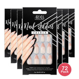Ardell Nail Addict False Nails Nude French 28ct (Pack of 72)